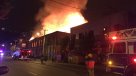 Incendio afectó a vivienda abandonada en el centro de Valparaíso