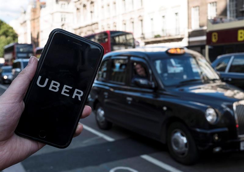 Miles de taxistas españoles protestaron contra Uber y Cabify