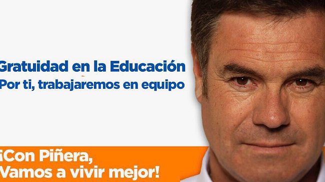 Gratuidad, concepto clave de la campaña de Ossandón por Piñera