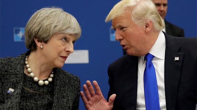 Peligra visita de Trump al Reino Unido tras polémicos retuits islamófobos