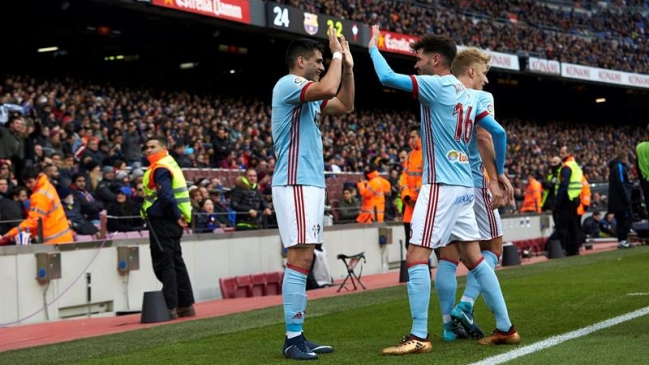 Celta de Pablo Hernández rescató un empate ante un FC Barcelona que cede terreno en la cima