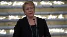 Presidenta Bachelet lamentó que se pida \