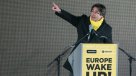 Puigdemont en manifestación en Bruselas: \
