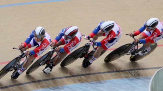 Equipo chileno de persecución quedó fuera de competencia en la Copa del Mundo de Santiago