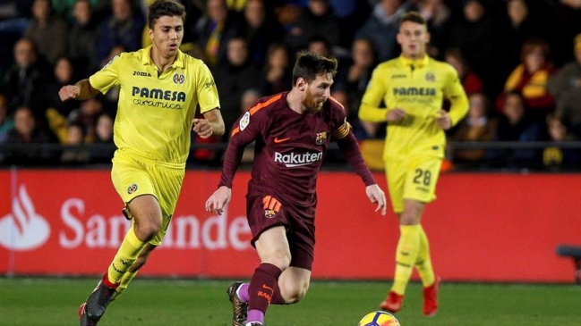 FC Barcelona necesitó la superioridad numérica para vencer a Villarreal