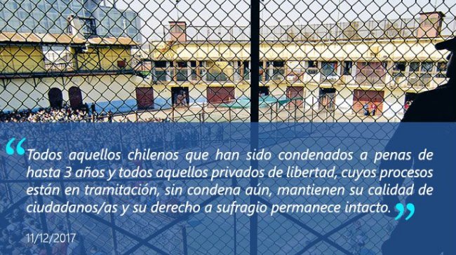 Asociación de Magistrados pidió velar por el derecho a voto de los reos