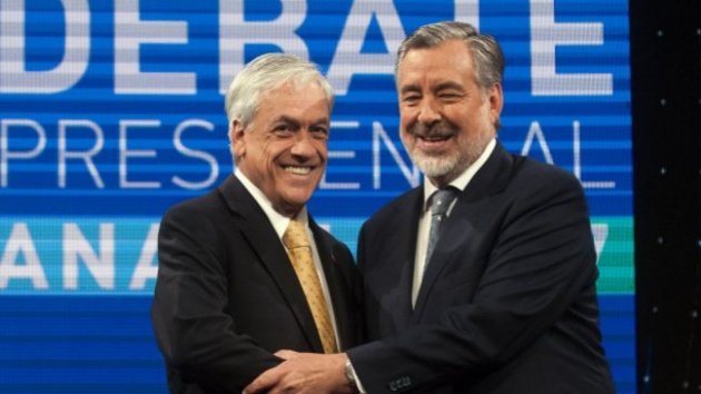Alejandro Guillier y Sebastián Piñera se enfrentan en el último debate antes del balotaje