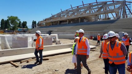   Ministro del Deporte visitó obras de remodelación del Estadio 