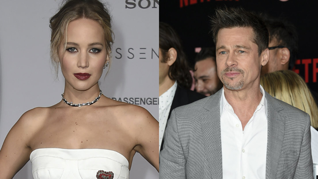 Amigos cercanos de Brad Pitt desmienten relación con Jennifer Lawrence