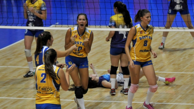 Boston College sacó ventaja en la final femenina de la Liga Chilena de Voleibol