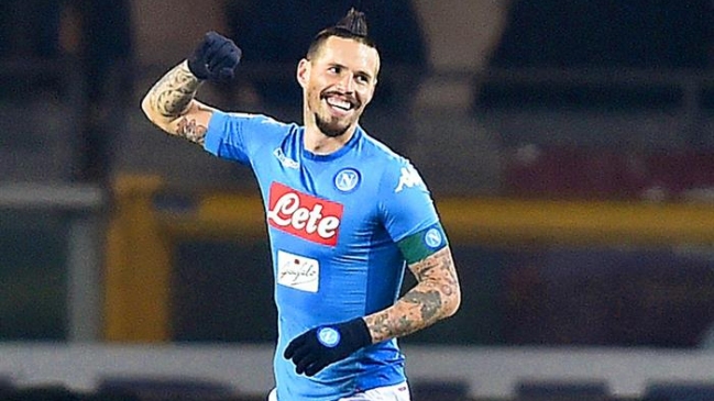Napoli recuperó la punta en Italia y Hamsik igualó a Maradona como máximo goleador histórico
