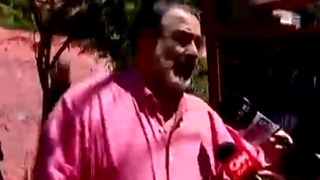 Andrónico Luksic fue encarado luego de votar