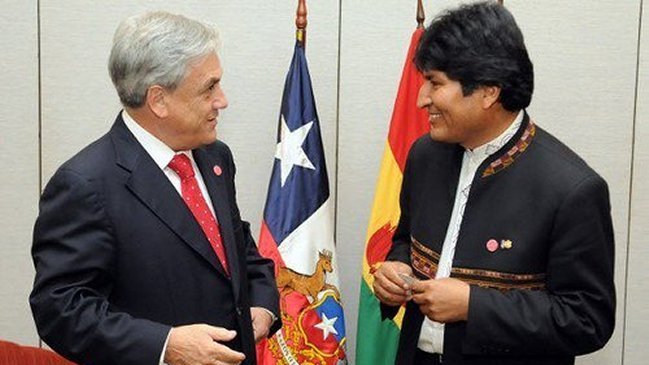 Evo Morales felicitó a Sebastián Piñera por su triunfo en las elecciones