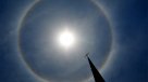 ¿Por qué se formó el halo alrededor del sol?
