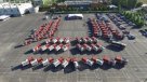 Bomberos recibió 73 nuevos carros para todo el país