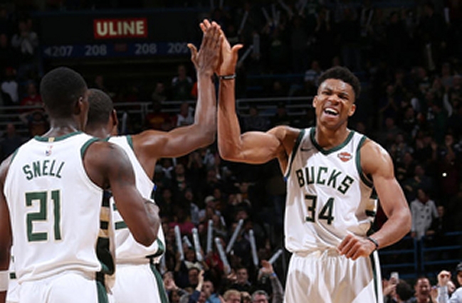 Los Bucks pusieron freno a racha triunfadora de Cleveland