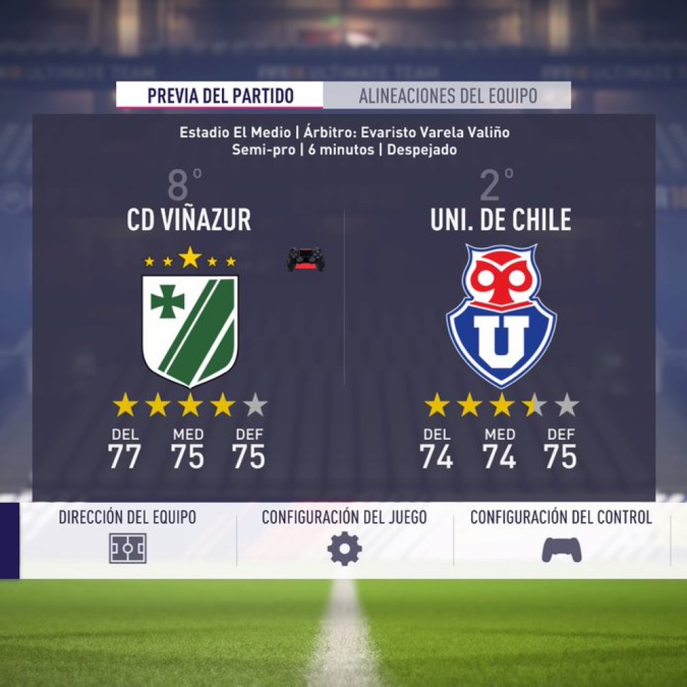 FIFA 18 se actualizó con los nombres reales de la liga chilena