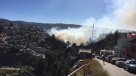 Alerta Roja en Valparaíso por incendio forestal cercano a viviendas