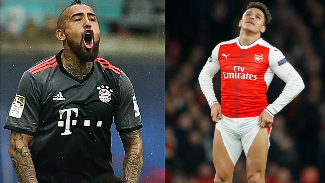 Arturo Vidal y Alexis Sánchez figuran entre los 100 mejores jugadores del año para Marca