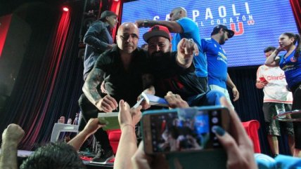   Jorge Sampaoli se reencontró con hinchas de Universidad de Chile en el Club Chocolate 