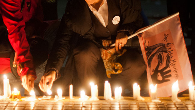 En Chile hubo 42 femicidios durante 2017: El mayor número en la RM, Coquimbo y O'Higgins