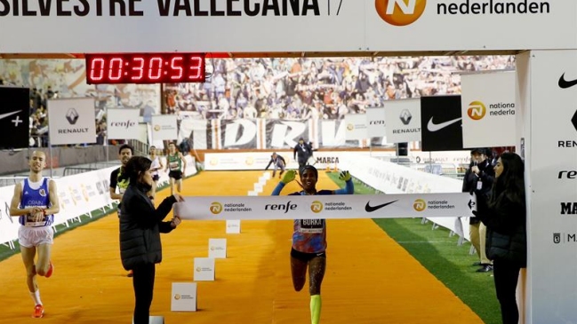 Eric Kiptanui y Gelete Burka reinaron en la San Silvestre Vallecana