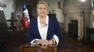 Presidenta Bachelet en discurso de fin de año: \