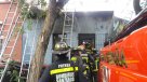 Un hombre murió en incendio que afectó a viviendas en Santiago