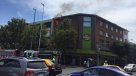 Incendio en edificio de pastelería en Estación Central moviliza a Bomberos