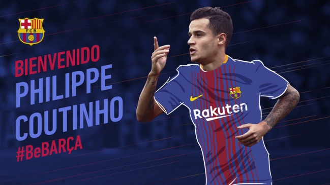 FC Barcelona oficializó el fichaje de Philippe Coutinho