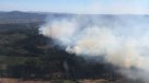 Onemi declaró alerta roja para la comuna de Portezuelo por incendio forestal
