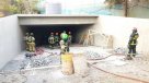 Bomberos controló incendio que afectó a construcción en Las Condes