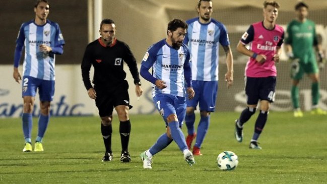 Manuel Iturra vivió su reestreno oficial con la camiseta de Málaga en caída ante Espanyol