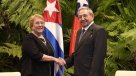 Presidenta Bachelet se reunió con Raúl Castro en Cuba