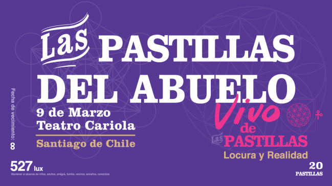 Las Pastillas del Abuelo volverá al país