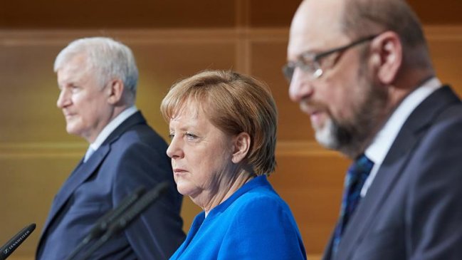  Alemania: Merkel y Schulz alcanzaron preacuerdo  