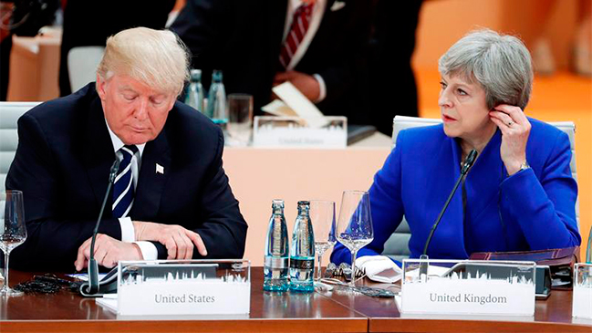 Trump canceló su visita a Londres prevista para inicios de este año