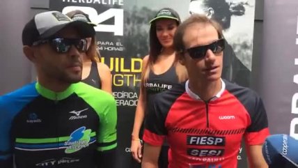   Reinaldo Colucci y Santiago Ascenço anticiparon el Ironman de Pucón 