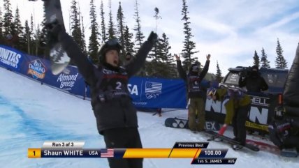   Campeón olímpico de snowboard se anotó con la segunda rutina perfecta de la historia 