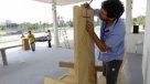 Los últimos preparativos en el Parque O\'Higgins para la misa del papa Francisco
