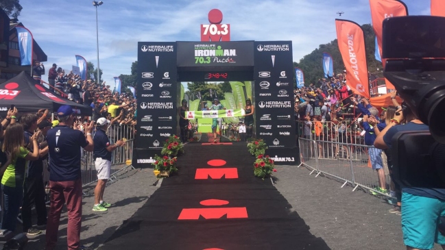 La edición 2018 del Ironman 70.3 de Pucón
