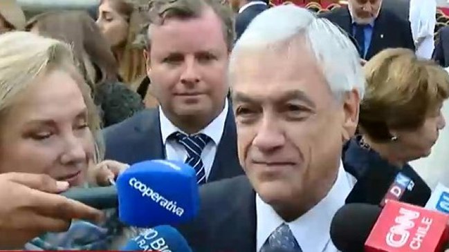 Sebastián Piñera: Me gustaría recibir los consejos del papa