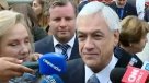 Sebastián Piñera: Me gustaría recibir los consejos del papa