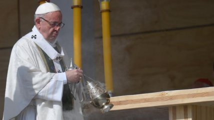 El papa Francisco encabezó misa masiva en Parque O'Higgins