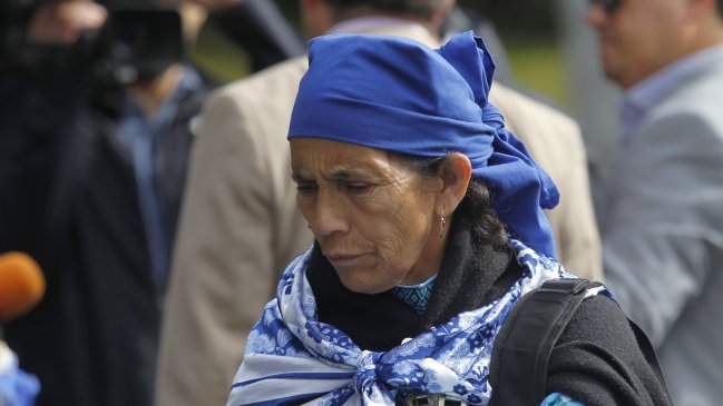 Machi Linconao pidió al papa interceder ante el Estado de Chile por su situación