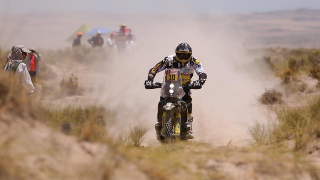 Pablo Quintanilla subió un lugar en el Dakar y José Ignacio Cornejo entró al top ten