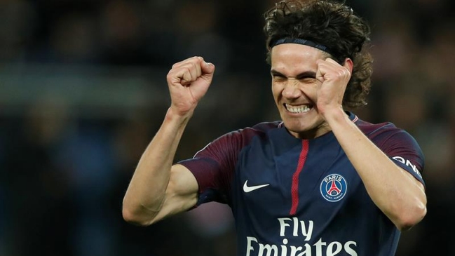Cavani igualó a Ibrahimovic como máximo goleador de Paris Saint-Germain
