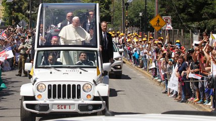   Víctima de violencia en la Araucanía: Fue hermoso el encuentro con el papa 