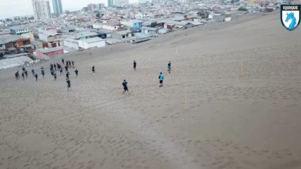   Los intensos trabajos de pretemporada de Deportes Iquique 