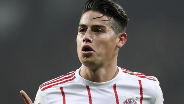 James Rodríguez protagonizó incidente con un compañero en entrenamiento de Bayern Munich